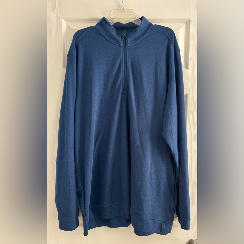 Adidas Golf Blue 1/4 Zip.  Mens 2XL